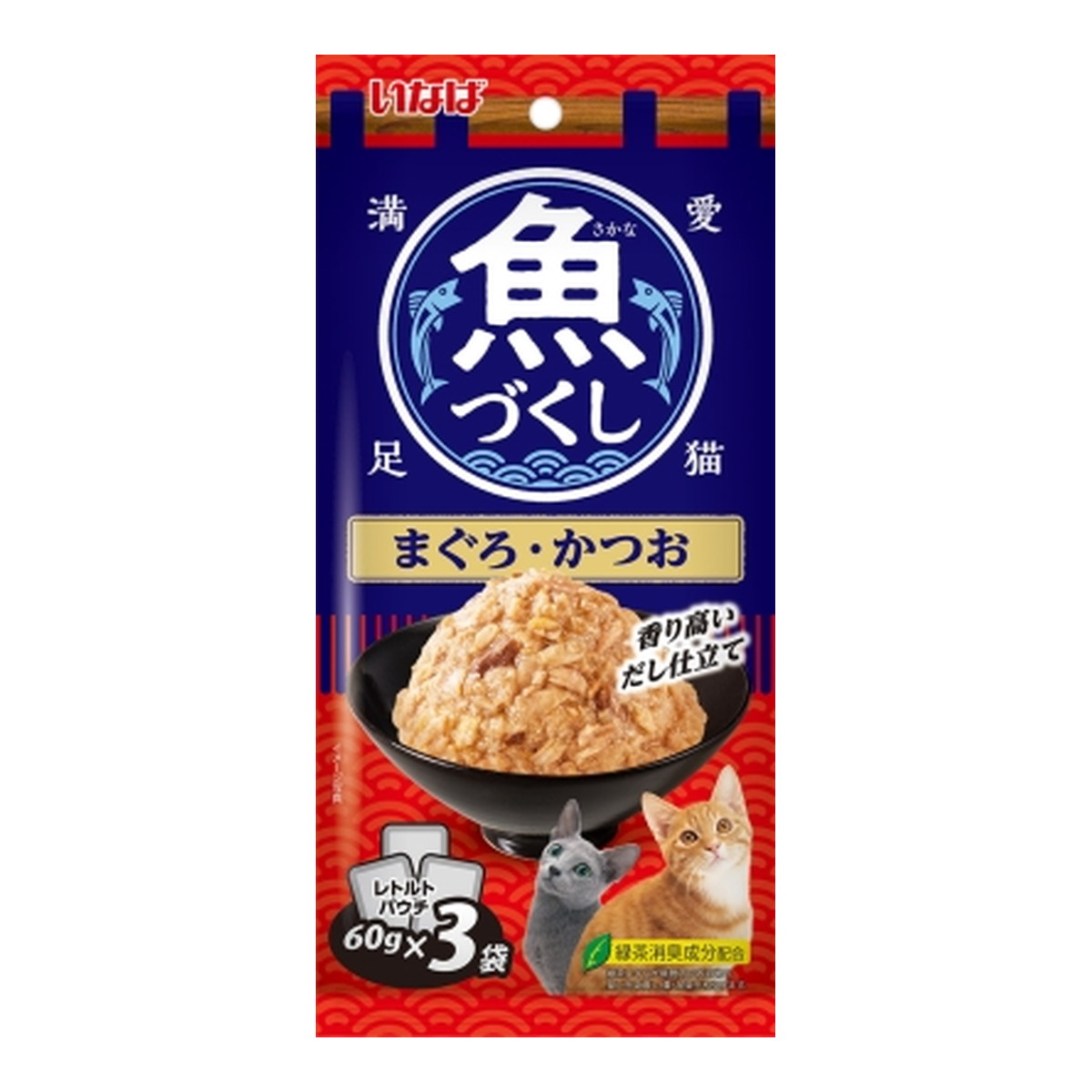 贅沢まぐろ　まぐろ60ｇ×39個＋まぐろかつお節入り60ｇ×48個 楽天市場】いなばペットフード 魚づくし まぐろ・かつお 60g×3袋