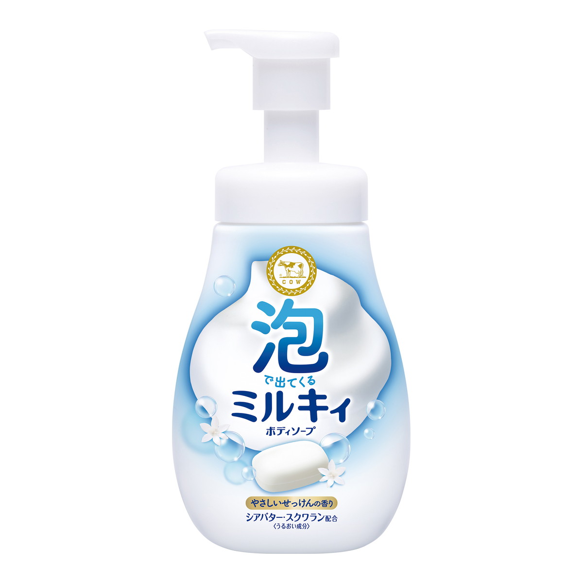 楽天市場】牛乳石鹸 泡で出てくる ミルキィ ボディソープ