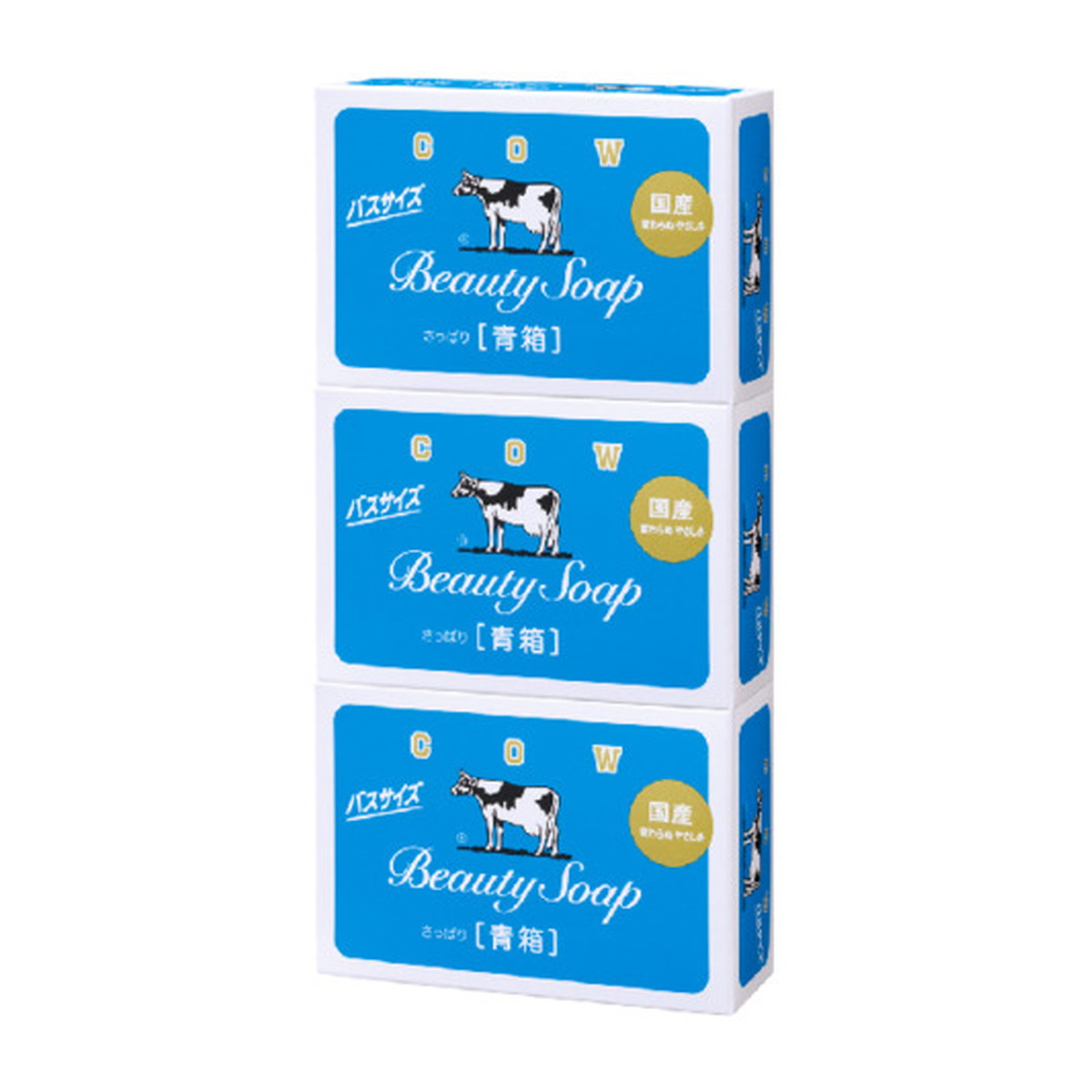 牛乳石鹸カウブランド青箱1箱50個130g/赤箱1箱50個100g合計100個 牛乳石鹸カウブランド青箱1箱50個130g/赤箱1箱50