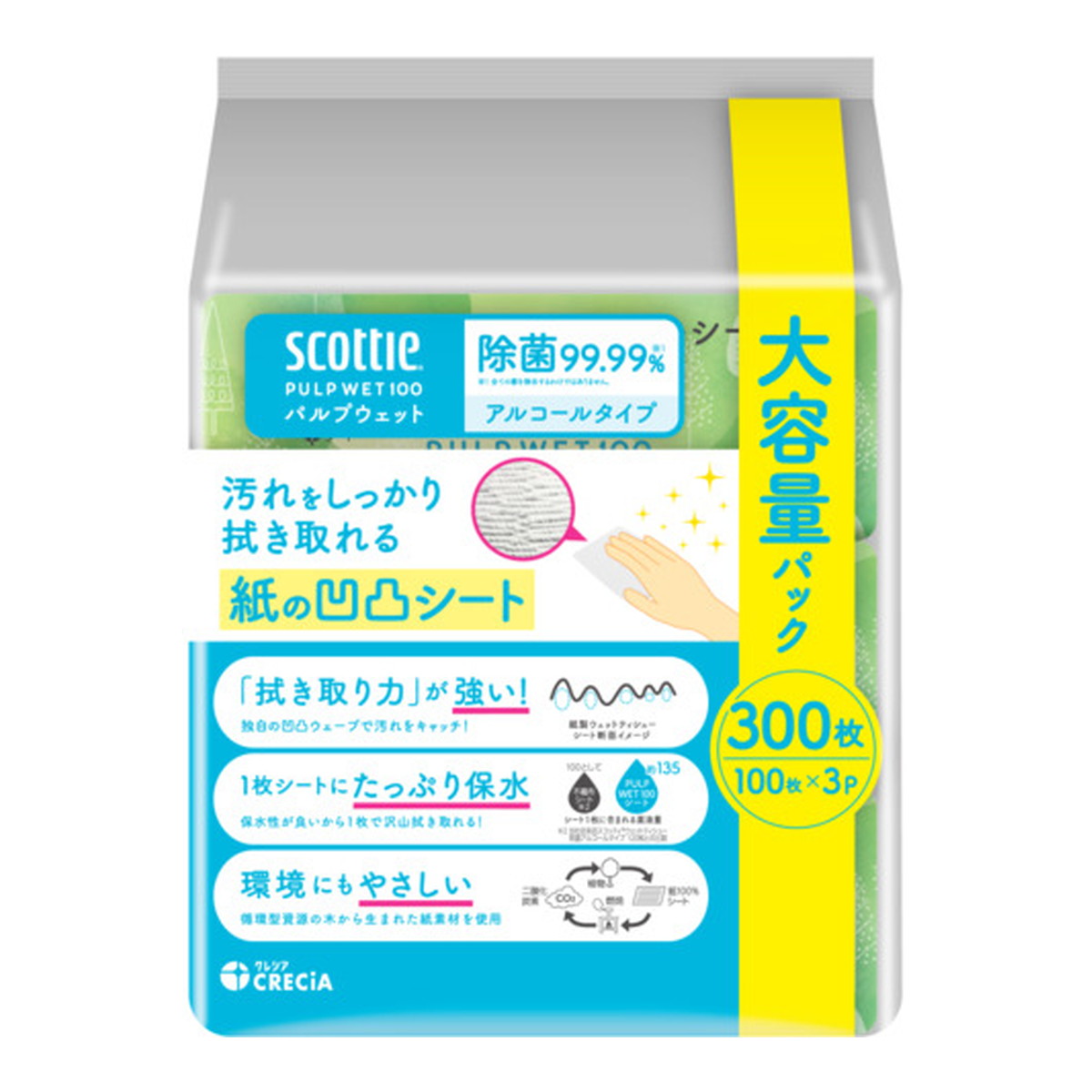 楽天市場】日本製紙クレシア スコッティ ウェットティシュー