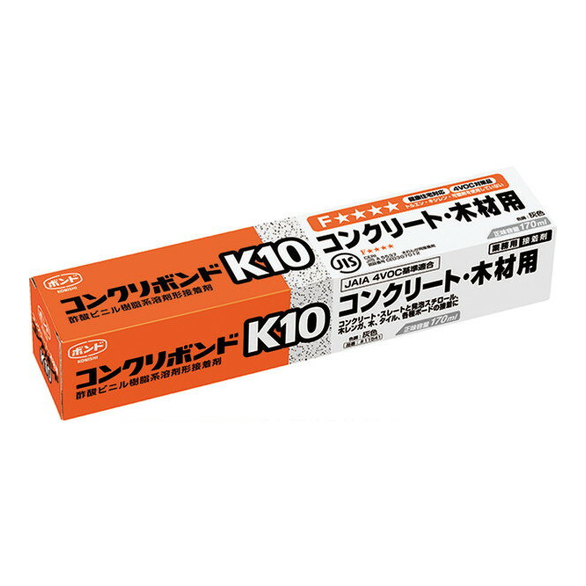 【送料込・まとめ買い×10個セット】コニシ コンクリボンド K10 コンクリート 木材用 170mL