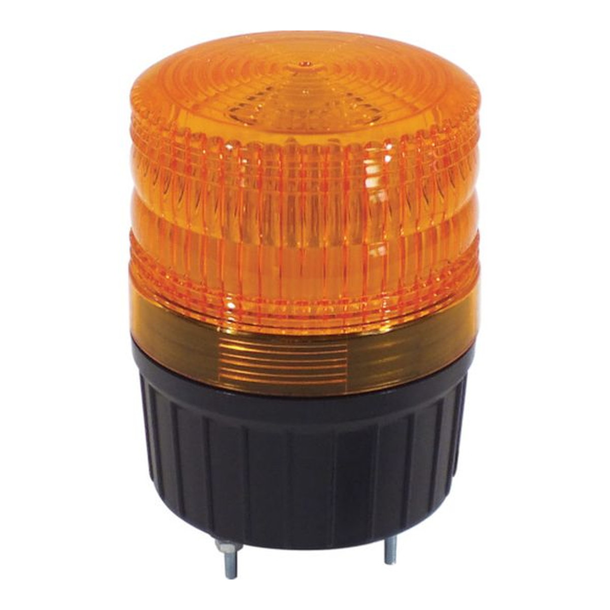 【送料込・まとめ買い×3個セット】日動工業 小型 LED 回転灯 LED フラッシャーランタン 90 黄 100V