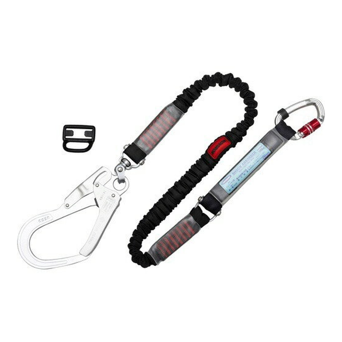 【送料込・まとめ買い×20個セット】藤井電工 ツヨロン フルハーネス用 ランヤード ノビロン 黒 111,945円
