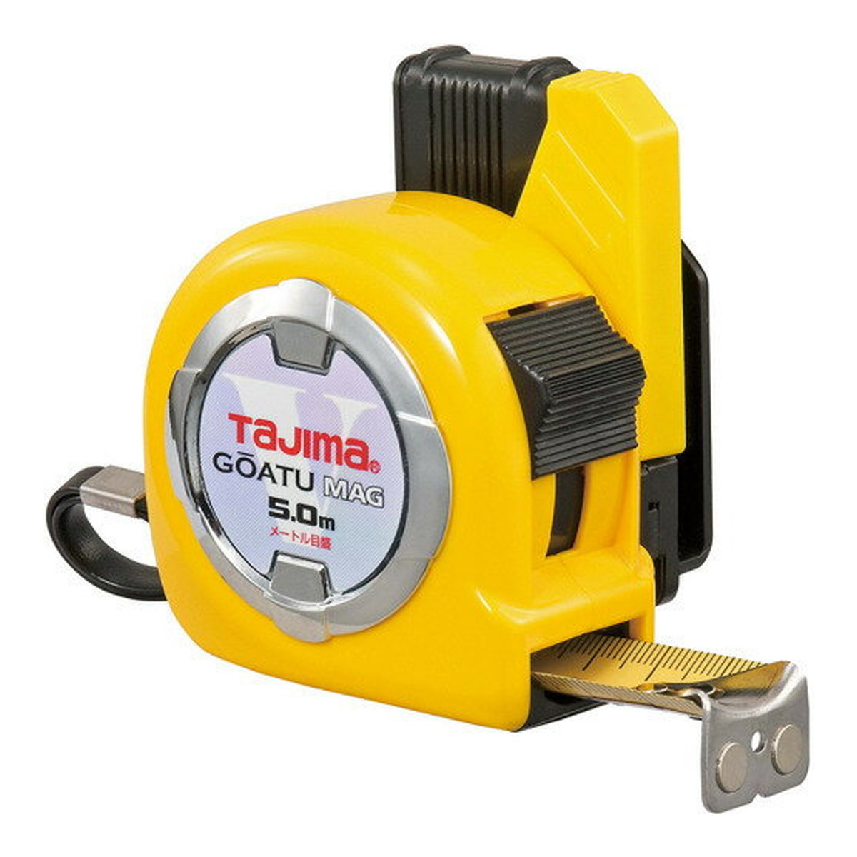 【送料込・まとめ買い×40個セット】TJMデザイン TAJIMA 剛厚 セフロック マグ爪25 メートル目盛 5.0m メジャー 巻尺