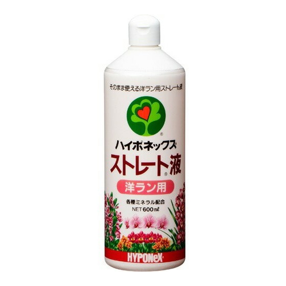 【送料込・まとめ買い×24個セット】ハイポネックス ストレート液 洋ラン用 600mL 液体肥料|姫路流通センター