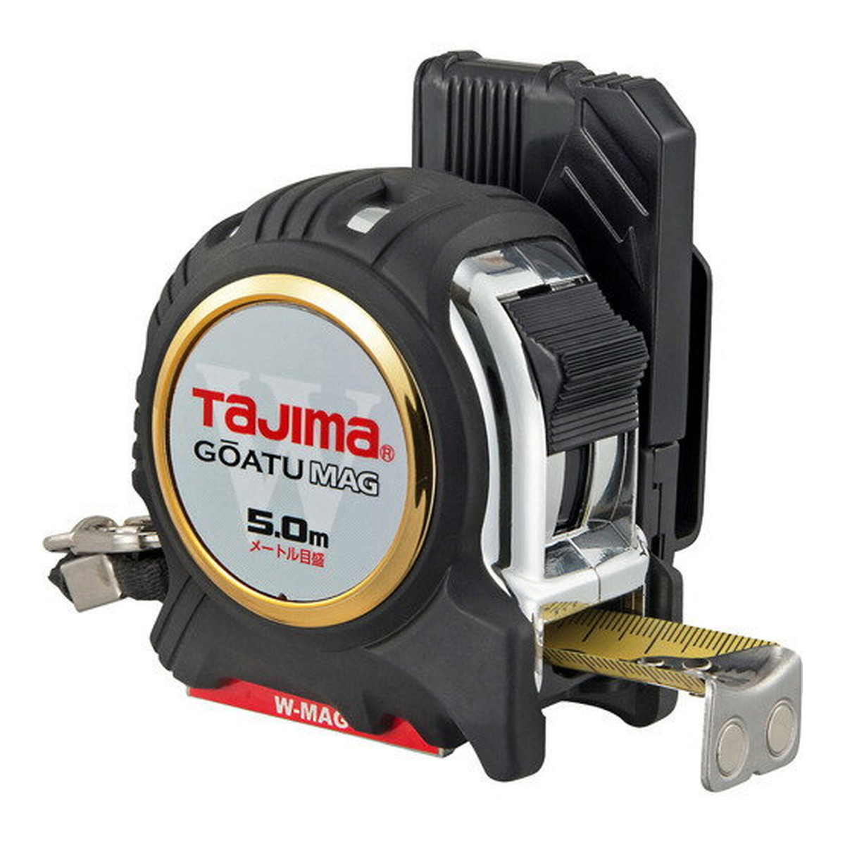 【送料込・まとめ買い×40個セット】TJMデザイン 剛厚 セフGロック ダブル マグ25 メートル目盛 5.0m メジャー GASFGLWM2550