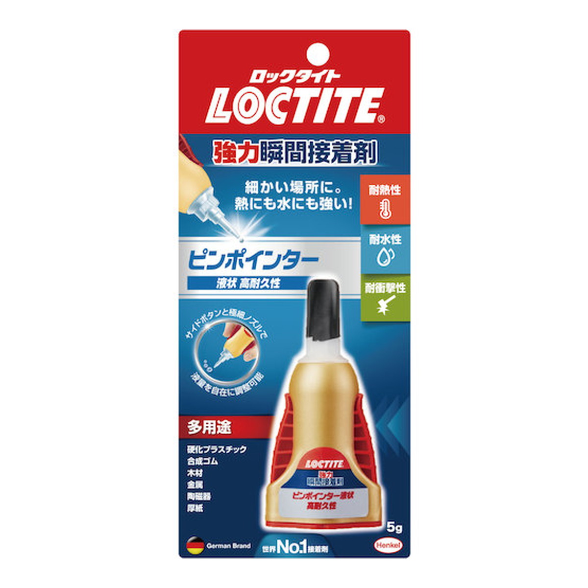【送料込・まとめ買い×100個セット】ヘンケルジャパン LOCTITE ロックタイト 強力 瞬間接着剤 ピンポインター 液状 高耐久 5g 38,050円