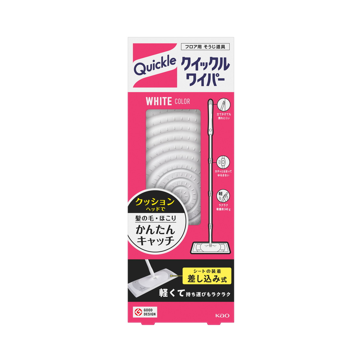 【送料込・まとめ買い×5個セット】花王 クイックル ワイパー 本体 フロアワイパー 9,012円