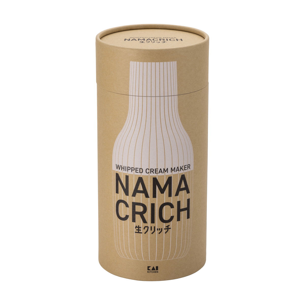 【送料込・まとめ買い×15個セット】貝印 自動 生クリームホイッパー 生クリッチ namacrich