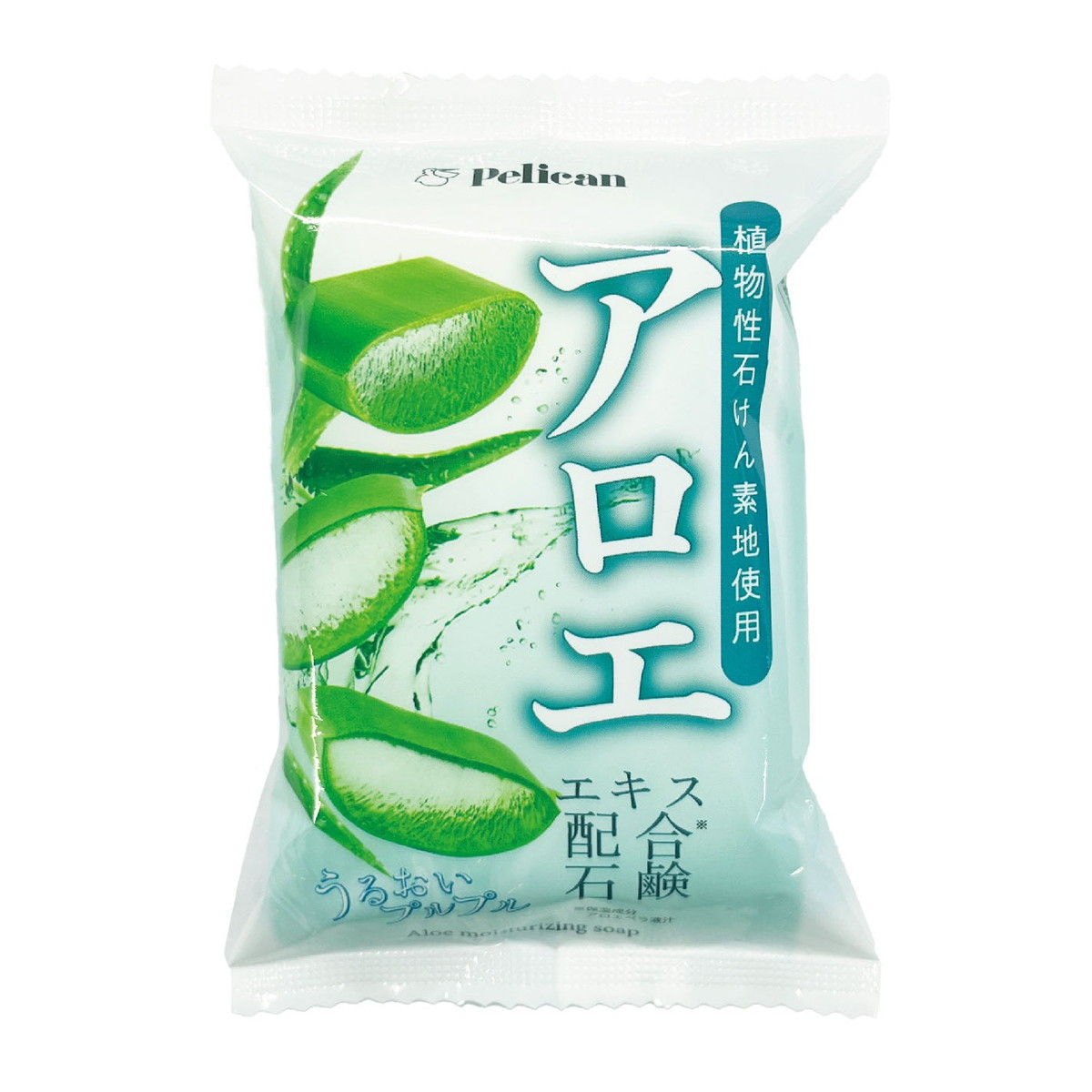 【送料込・まとめ買い×160個セット】ペリカン石鹸 モイスチャーソープ アロエ 75g