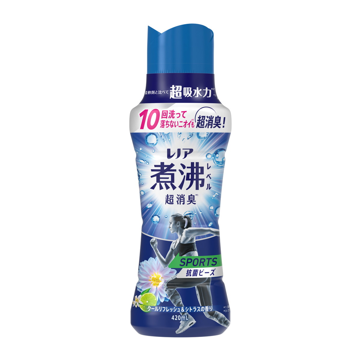 【楽天市場】P&G レノア 煮沸レベル 超消臭 抗菌ビーズ スポーツ クールリフレッシュ&シトラスの香り 本体 420mL:姫路流通センター