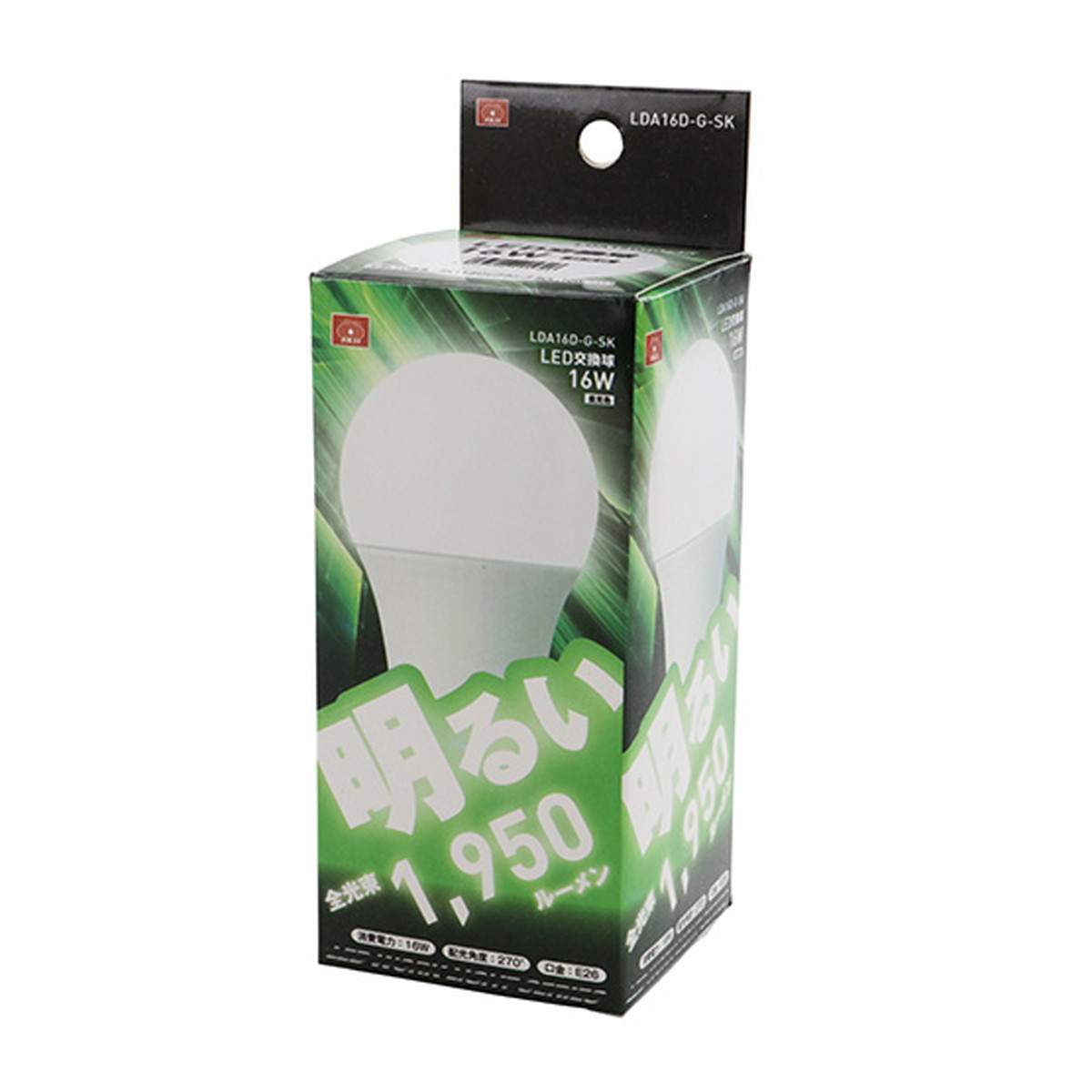 【送料込・まとめ買い×5個セット】藤原産業 SK11 LED 交換球 16W LDA16D-G-SK 6,573円