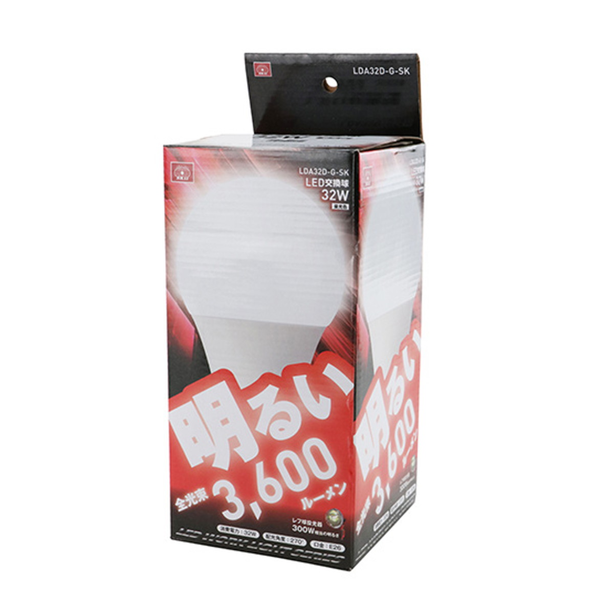 【送料込・まとめ買い&times;5個セット】藤原産業 SK11 LED 交換球 32W LDA32D-G-SK｜姫路流通センター
