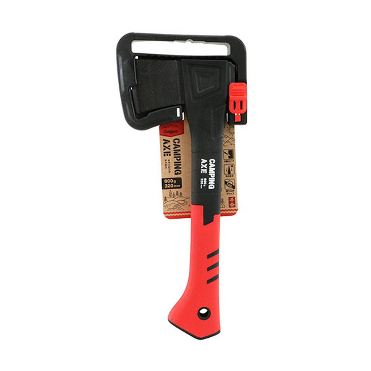 【送料込・まとめ買い&times;5個セット】藤原産業 千吉 CAMPING AXE600 斧 320mm｜姫路流通センター