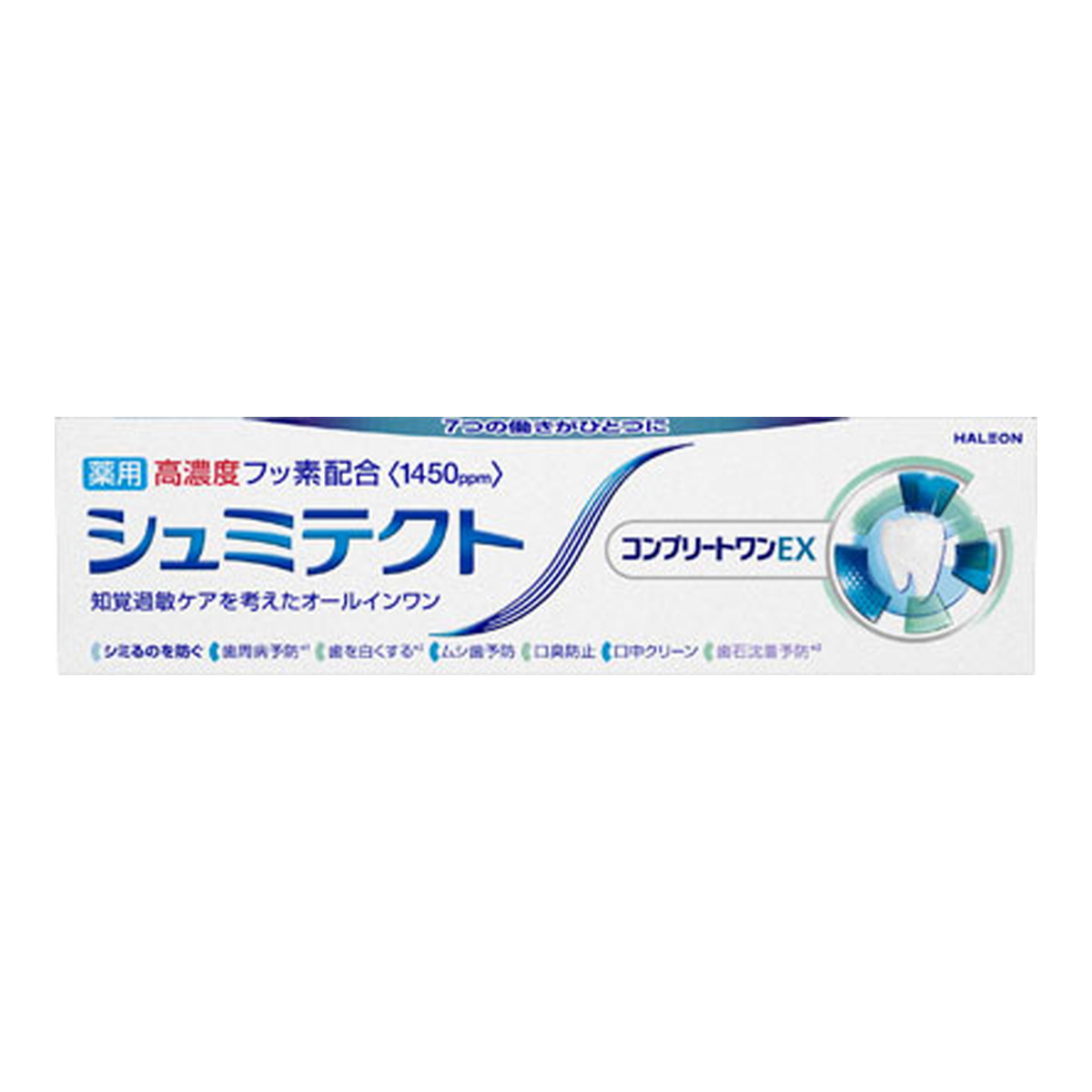【送料込・まとめ買い×10個セット】Haleonジャパン シュミテクト コンプリートワンEX 薬用 高濃度フッ素配合 1450ppm 90g ハミガキ