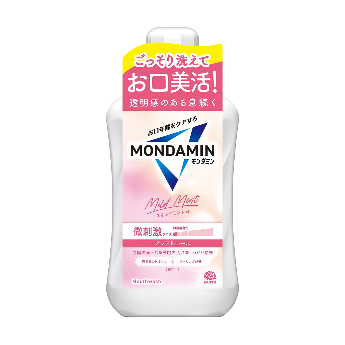 【送料込・まとめ買い&times;12個セット】アース製薬 モンダミン マイルドミント 1000ml マウスウォッシュ｜姫路流通センター