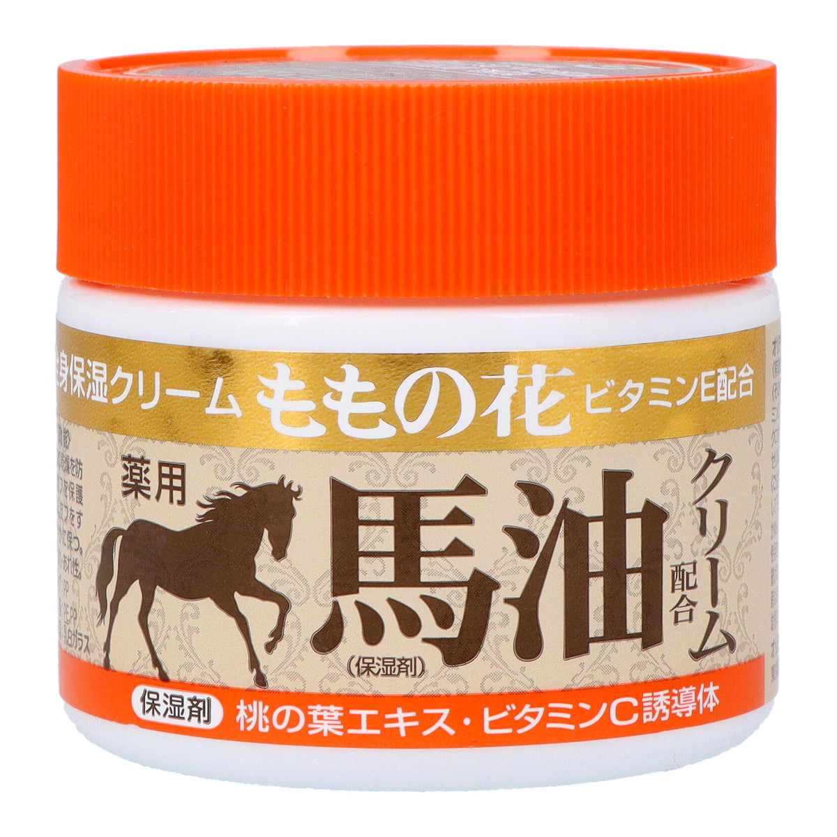 【送料込・まとめ買い×6個セット】オリヂナル ももの花 馬油クリーム 70g 保湿クリーム