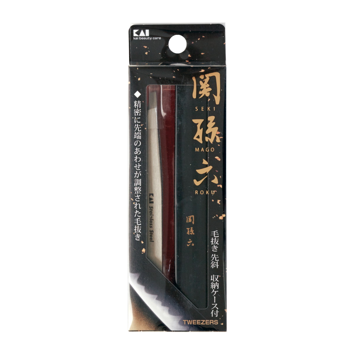 【送料込・まとめ買い×12個セット】貝印 HC3506 関孫六 毛抜き 先斜|姫路流通センター