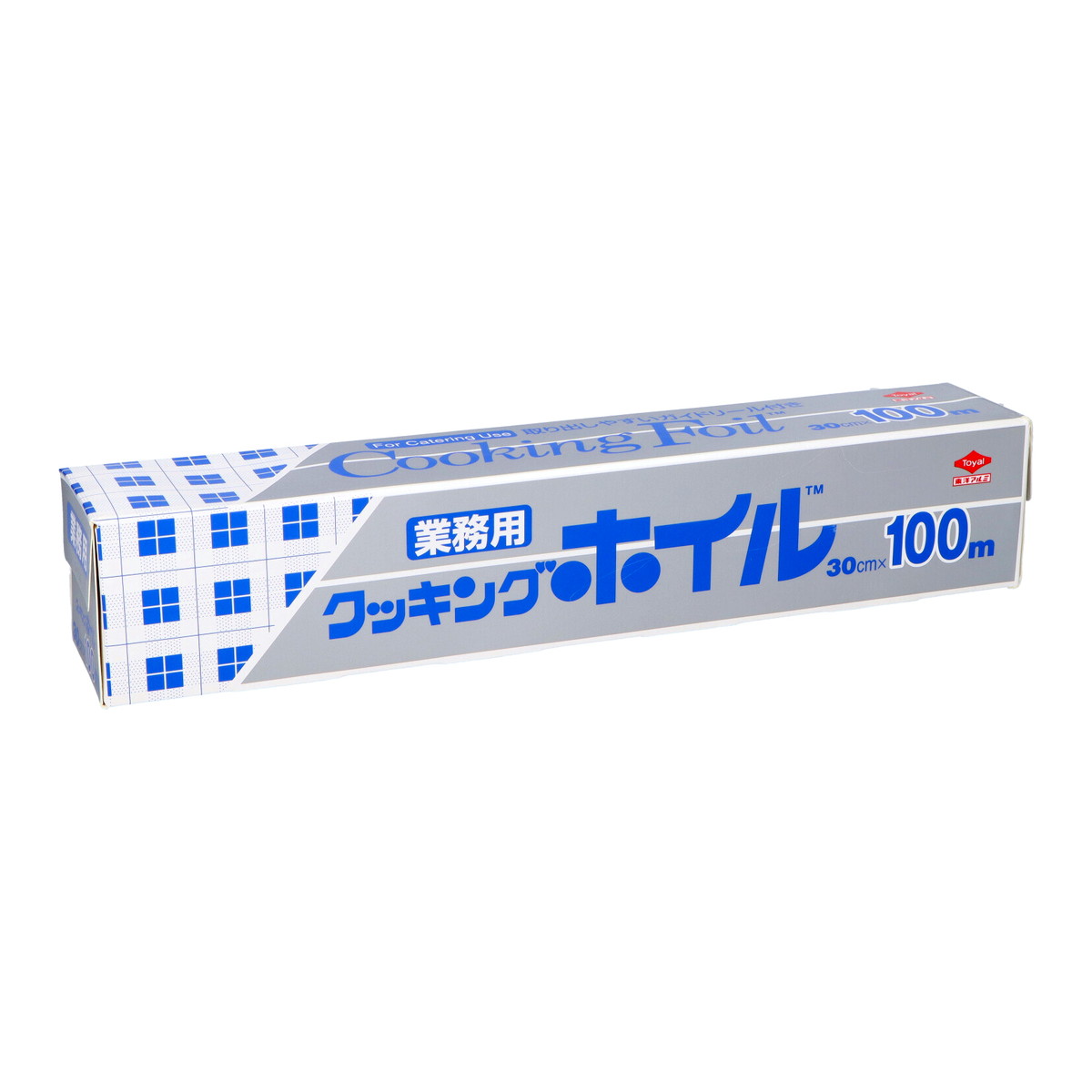 【送料込・まとめ買い×10個セット】東洋アルミ クッキングホイル 業務用 ワイド 30cm×100m アルミホイル|姫路流通センター