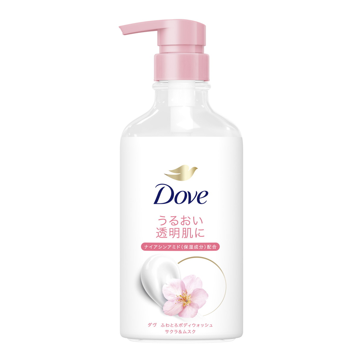 楽天市場】ダヴ Dove ふわとろボディウォッシュ サクラ＆ムスク 450g