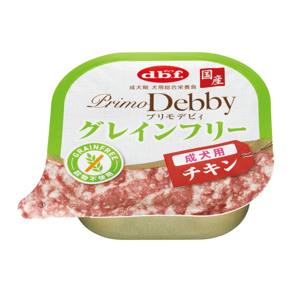 【送料込・まとめ買い×24個セット】デビフ プリモデビィ グレインフリー 成犬用 チキン 95g 犬用 ドッグフード