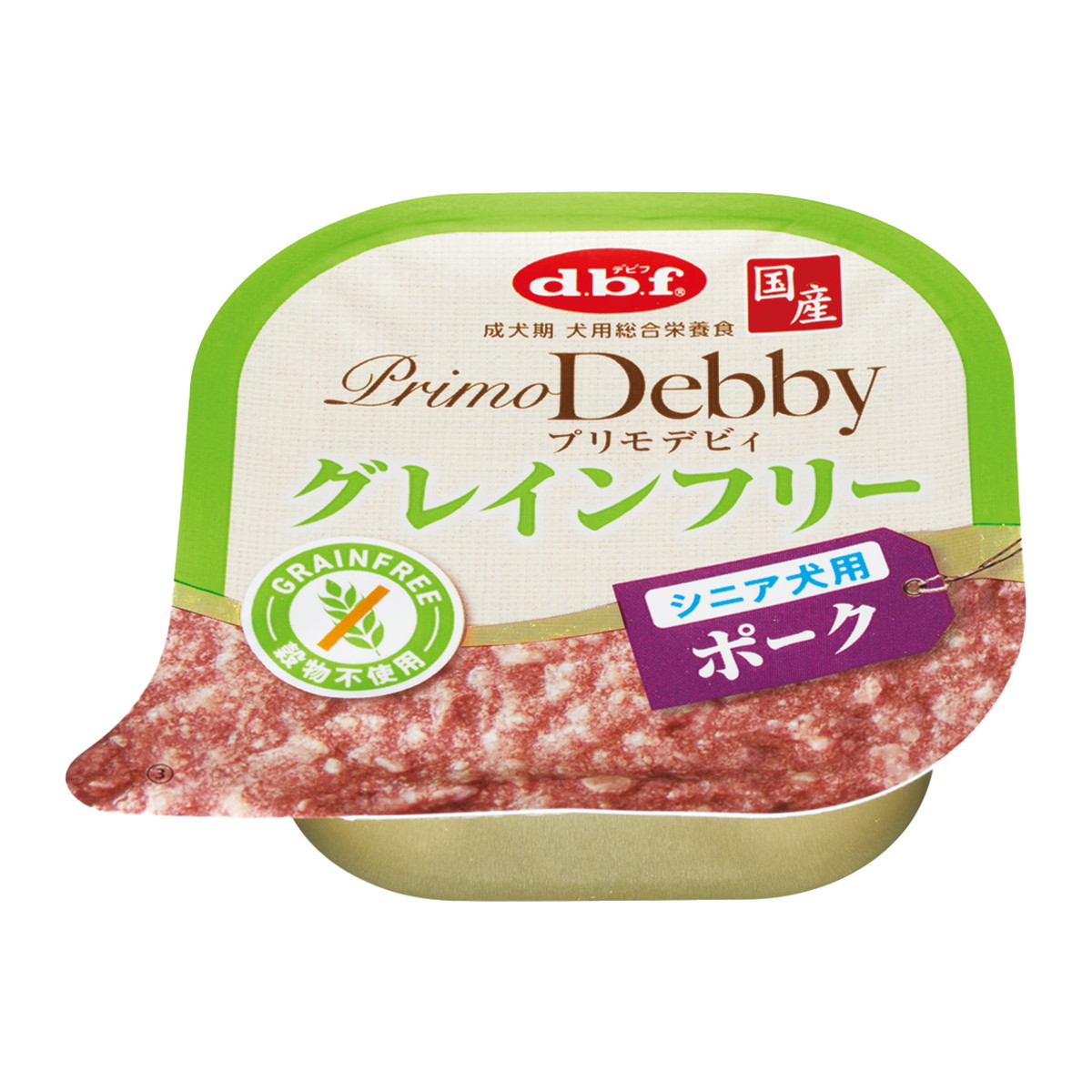 【送料込・まとめ買い×24個セット】デビフ グレインフリー シニア犬用 ポーク 95g 犬用 ドッグフード