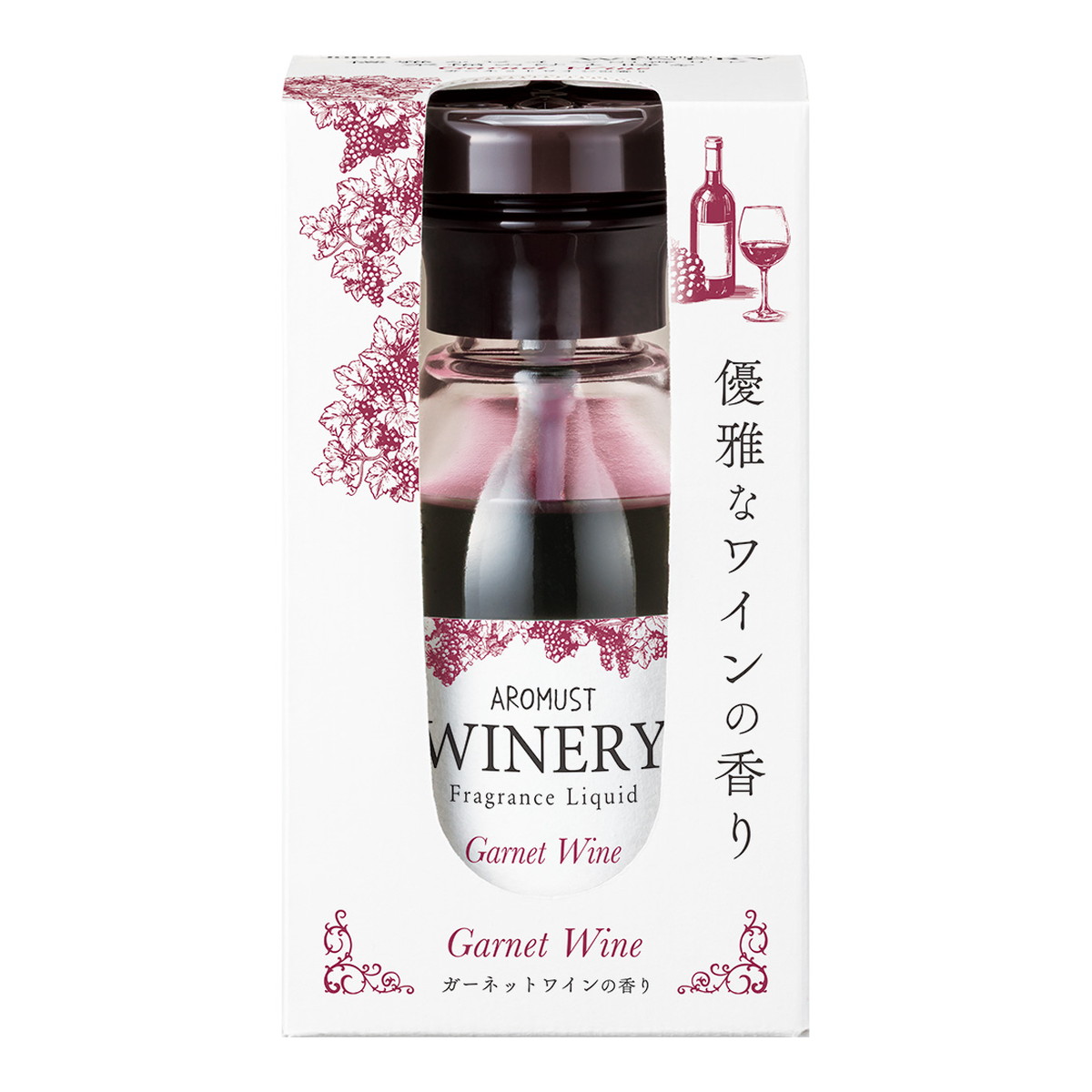 【送料込・まとめ買い×10個セット】晴香堂 アロマスト ワイナリーリキッド ガーネットワインの香り 170mL