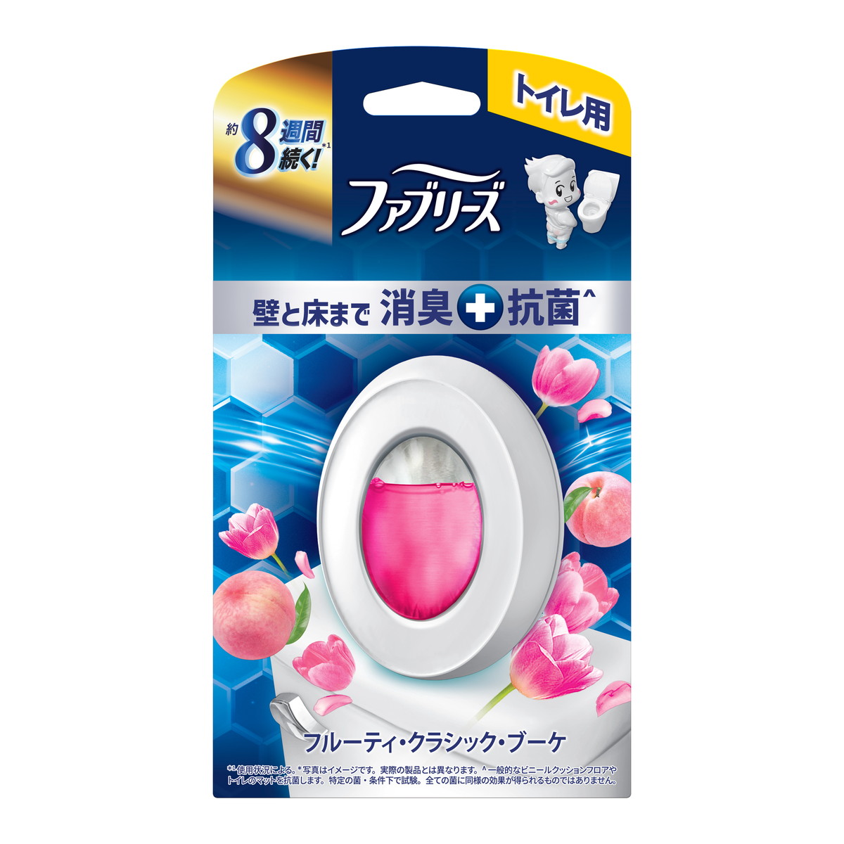 【送料込・まとめ買い×10個セット】P&G ファブリーズ トイレ用 消臭剤 プレミアムシリーズ 抗菌 フルーティークラシックブーケ 6mL