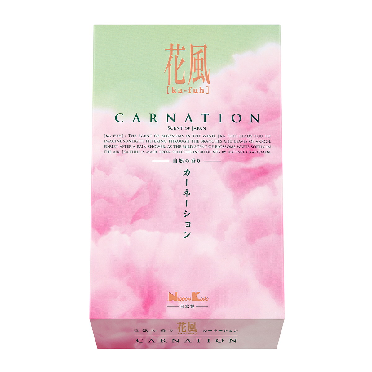 【送料込・まとめ買い&times;30個セット】日本香堂 花風 カーネーション バラ詰 160g 線香｜姫路流通センター 37,125円