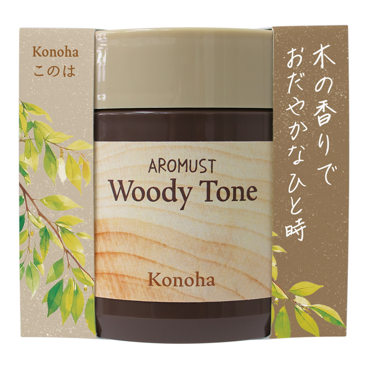 【送料込・まとめ買い&times;30個セット】アロマスト ウッディトーン このは 160mL 消臭芳香剤｜姫路流通センター