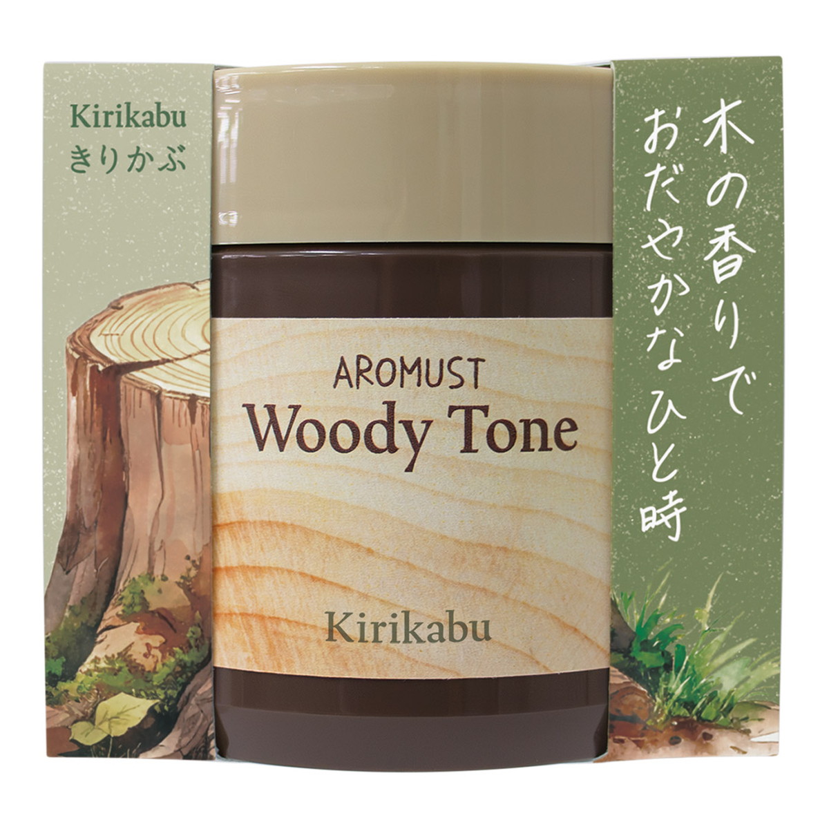 【送料込・まとめ買い&times;30個セット】アロマスト ウッディトーン きりかぶ 160mL 消臭芳香剤｜姫路流通センター