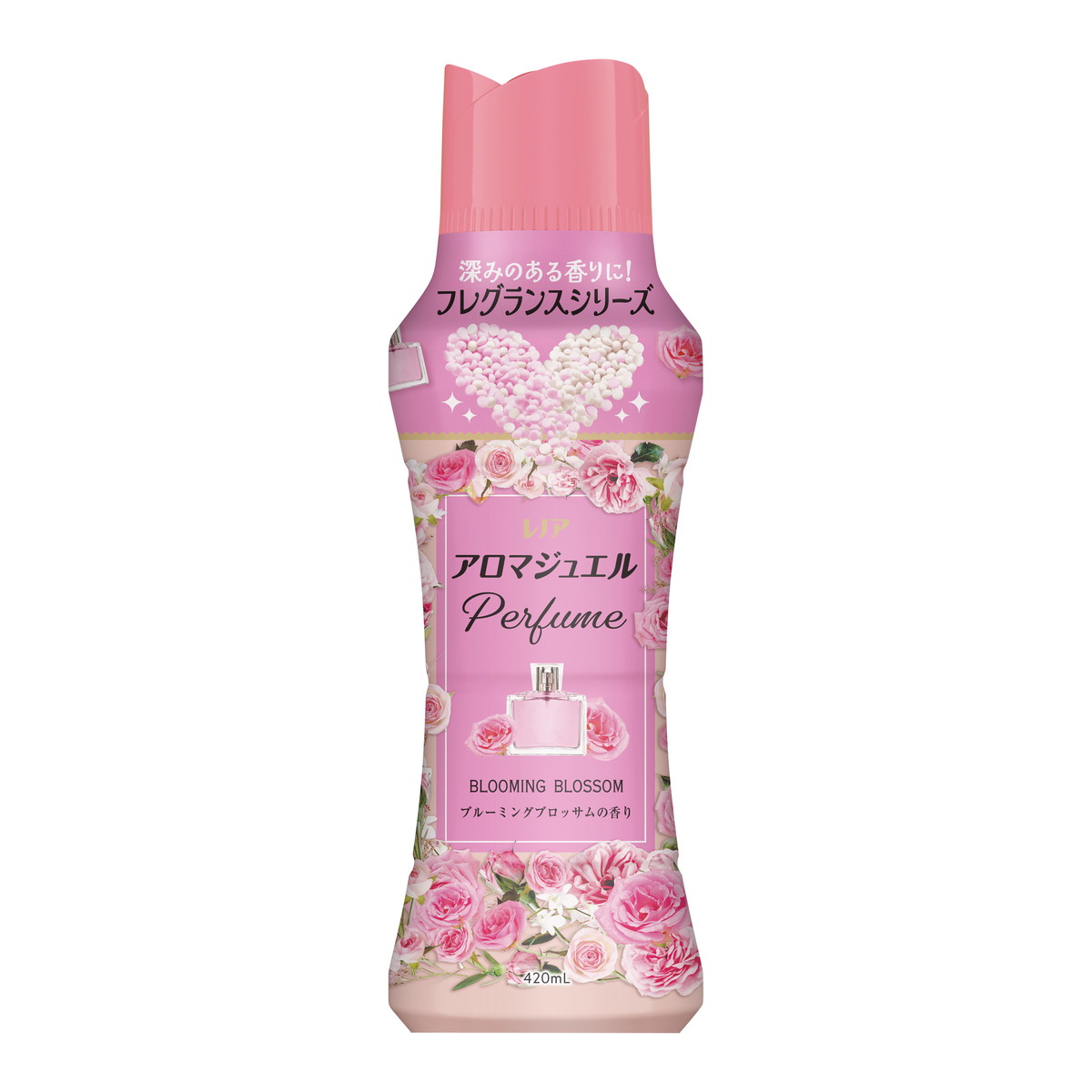 【送料込・まとめ買い×6個セット】P&G レノア アロマジュエル ブルーミングブロッサムの香り 本体 420ml 洗濯 香りづけ ビーズ