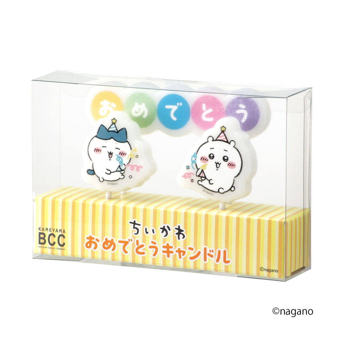 【送料込・まとめ買い×40個セット】ちいかわ おめでとうキャンドル 誕生日 お祝い カメヤマ|姫路流通センター