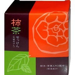 【送料込・まとめ買い&times;072】地の塩　ちのしお社 柿茶石けん 内容量：80G 　&times;072点セット（4571243110079）｜姫路流通センター