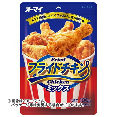 【送料込・まとめ買い×４０】オーマイ フライドチキンミックス　100g　×40個セット ( 4902170094222 )