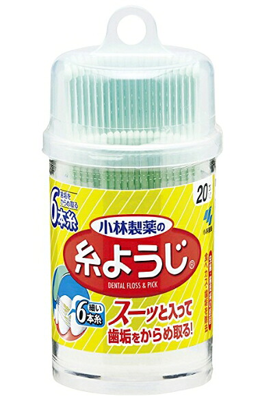 【送料込・まとめ買い×７２】小林製薬　糸ようじ 卓上 20本入り×72点セット　★まとめ買いでお得！ケース販売 ( 4987072510063 )