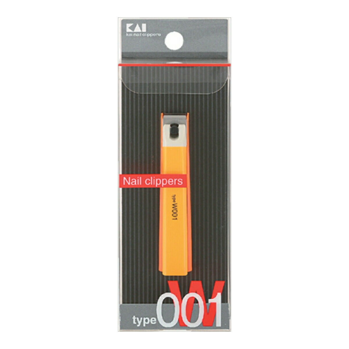 【120個で送料込】【貝印】【ＫＥ】ＫＥ０１０９　ツメキリ　ｔｙｐｅＷ００１ ( オレンジ ) 【1ｺ】&times;120点セット ( 4901601939255 )｜姫路流通センター