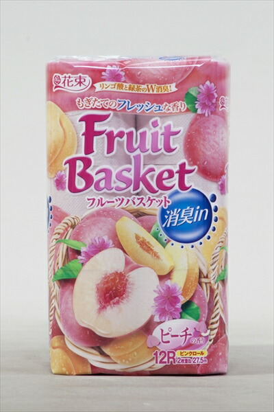 フルーツバスケット 消臭IN ピーチの香り ダブル 12ロール