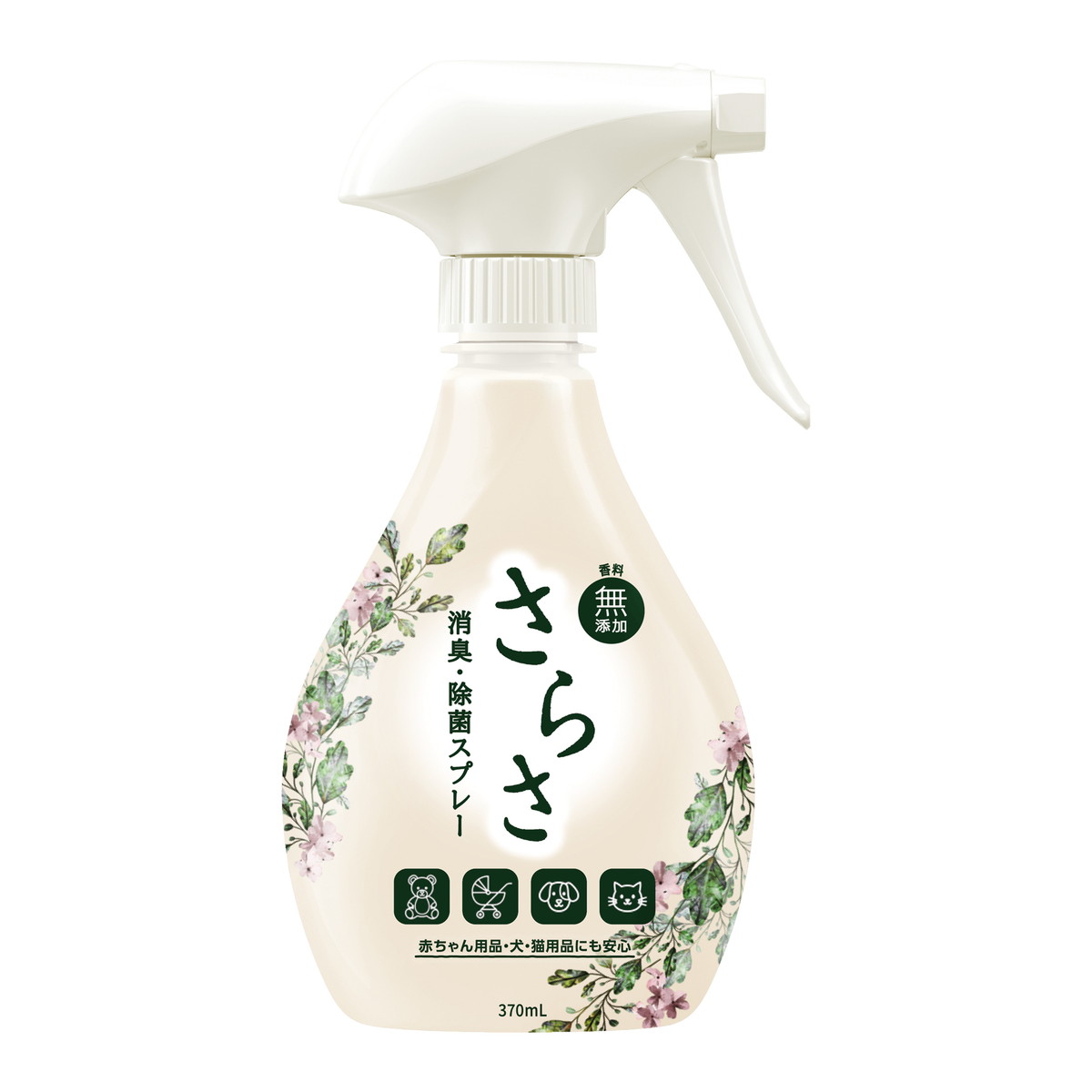 【送料込・まとめ買い×10個セット】さらさ ファブリーズ共同開発 スプレー 本体 370mL 消臭・除菌スプレー P&G