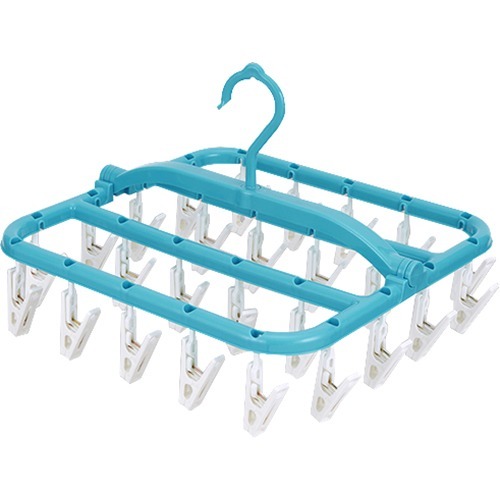 楽天市場】レック スーパー 小物まとめ干し ハンガー 26ピンチ付 W-432