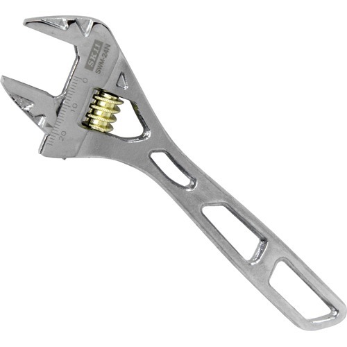 【送料込・まとめ買い×10点セット】藤原産業 SK11 ワイドモンキレンチ 金の回し 24mm SWM-24N (1コ入)