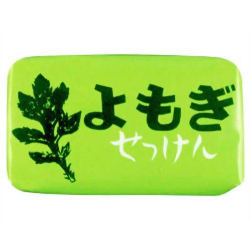 【120個で送料込】地の塩社 よもぎせっけん ( 内容量:98G ) ( ちのしお 固形石鹸 ) ×120点セット ( 4982757912019 )|姫路流通センター