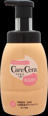ロート製薬ケアセラベビー泡の高保湿ボディウォッシュ(内容量:450ML)(4987241138753)