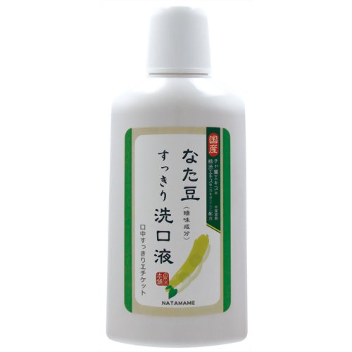 【送料込・まとめ買い×9点セット】三和通商 なた豆すっきり洗口液 500ml ( 歯垢・口臭予防マウスウォッシュ ) ( 4543268058896 )