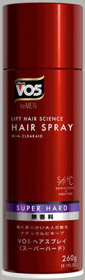 【送料込】サンスター VO5 for MEN ヘアスプレイ スーパーハード無香料 260g×24点セット ★まとめ買いでお得!ケース販売 ( 4901616306028 )|姫路流通センター