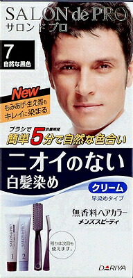 ダリヤサロンドプロ No Fragrance Hair Color Men Speedy Natural Black 4904651179084