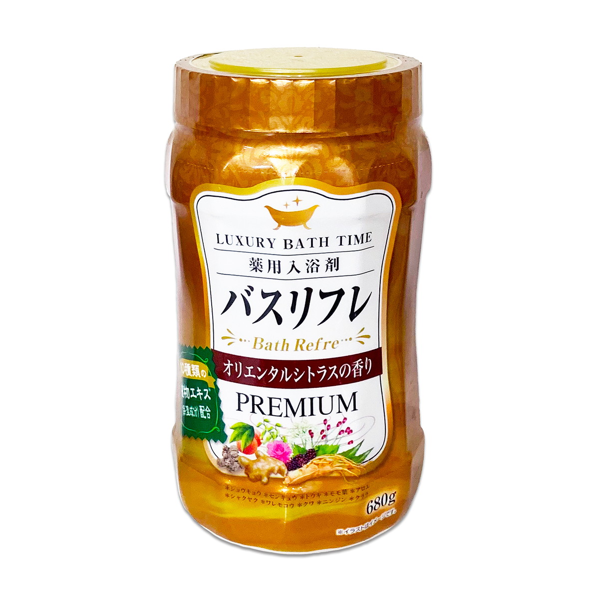 LUXURY BATH TIME バスリフレ 入浴剤 ローズの香り バスリフレ ローズの香り 薬用入浴剤 つめかえ用 540g ROSE