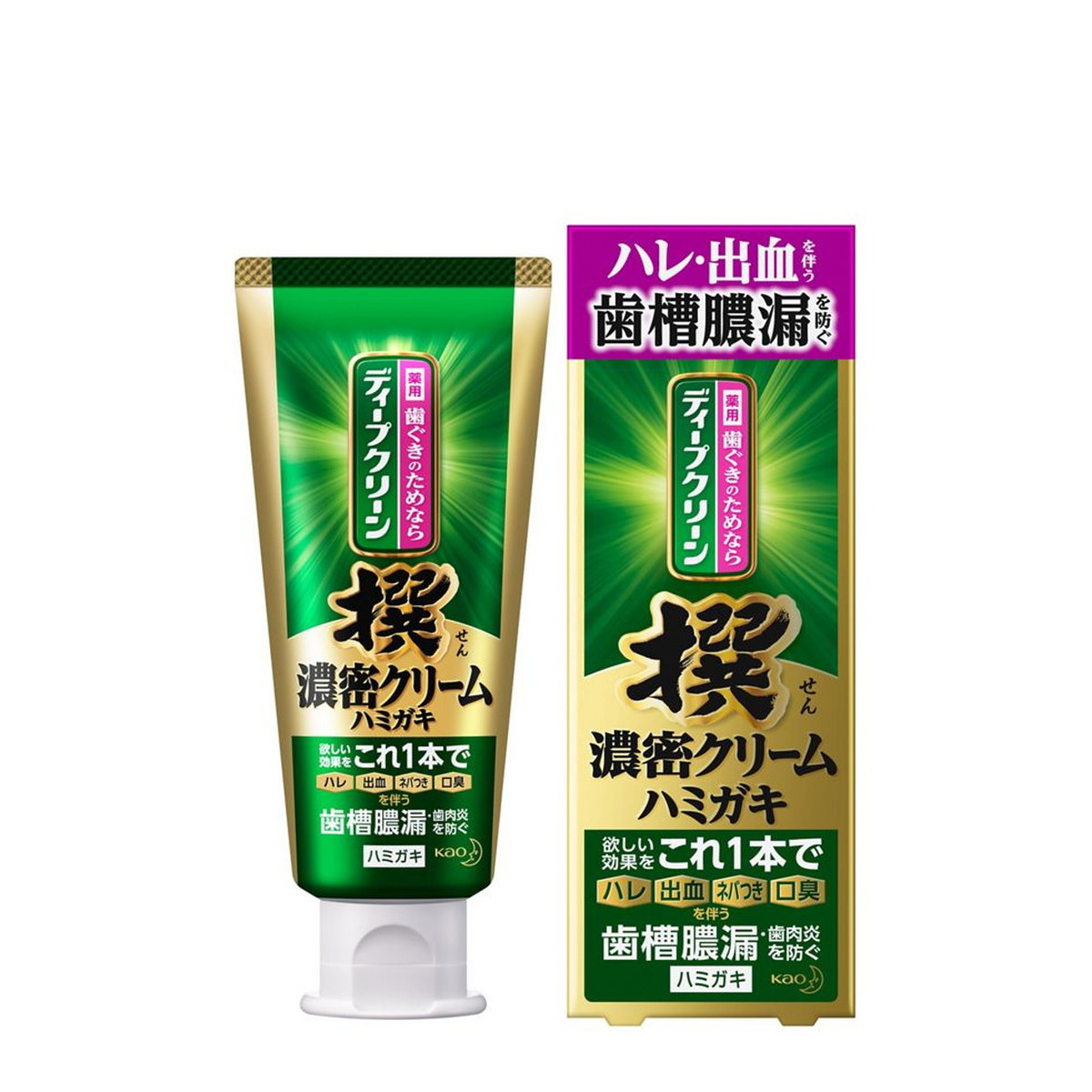 【送料込・まとめ買い×9個セット】花王 ディープクリーン 撰 濃密クリーム ハミガキ 100g