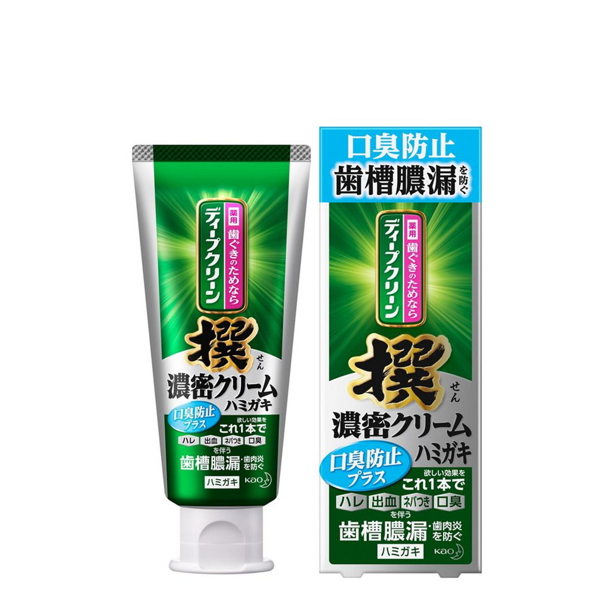 【送料込・まとめ買い×9個セット】花王 ディープクリーン 撰 濃密クリーム 薬用ハミガキ 口臭防止プラス 95g|姫路流通センター