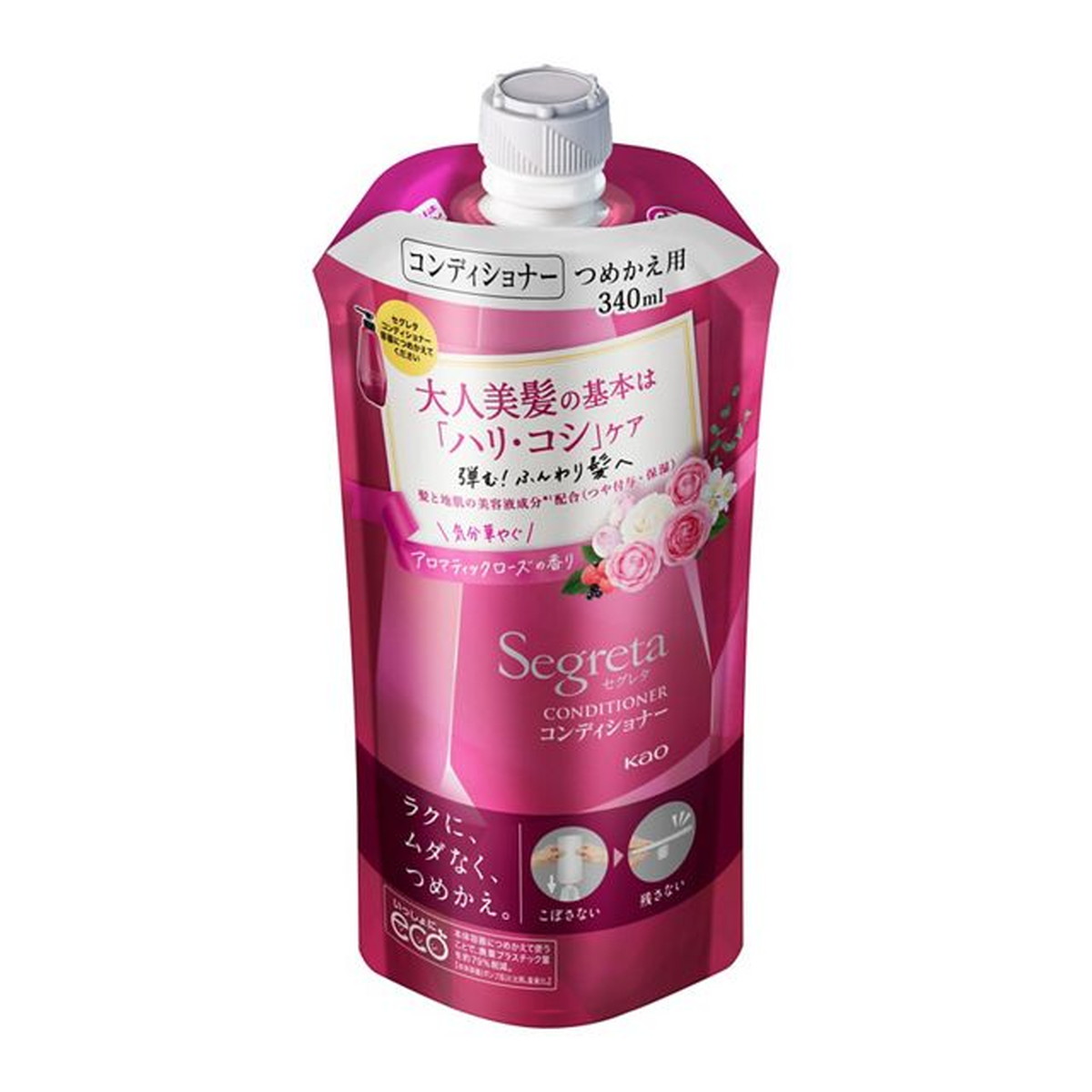 【楽天市場】花王 セグレタ シャンプー つめかえ用 340ml : 姫路